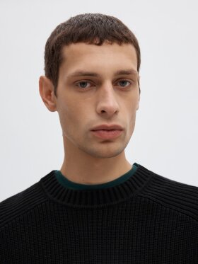 Selected - SLMPim LS Knit Crew Neck Camp Selected - SLMPim LS Knit Crew Neck Camp