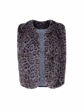 Black Colour - BCshanti Vest Grey Leo Black Colour - BCshanti Vest Grey Leo