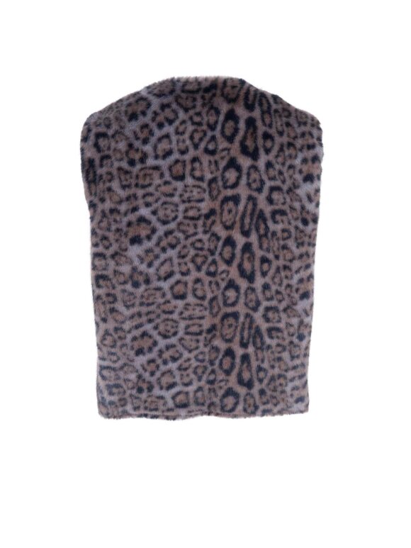 Black Colour - BCshanti Vest Grey Leo
