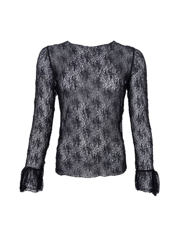 Black Colour - BCCilie Lace Blouse Black