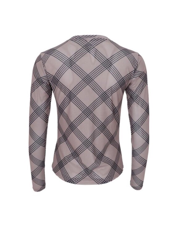 Black Colour - BCAnnie Mesh Bluse Taupe Argy