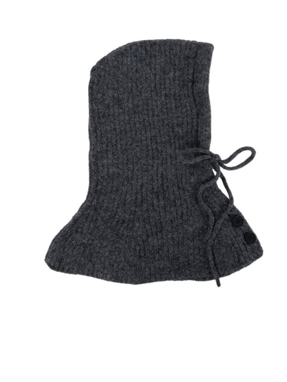 Black Colour - BCKayla Balaclava hat D. Grey