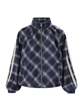 Love & Divine - Love1649-1 Jakke Navy Check Love & Divine - Love1649-1 Jakke Navy Check