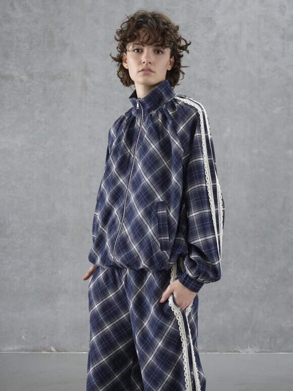 Love & Divine - Love1649-1 Jakke Navy Check