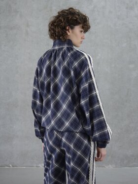 Love & Divine - Love1649-1 Jakke Navy Check Love & Divine - Love1649-1 Jakke Navy Check