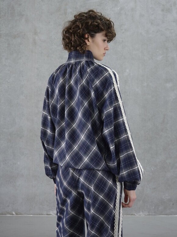 Love & Divine - Love1649-1 Jakke Navy Check