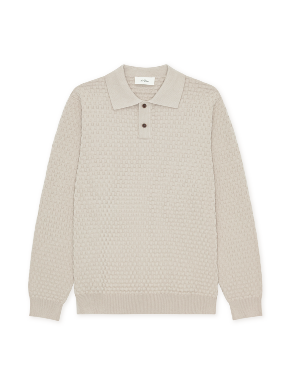 Les Deux - Check Structure Knitted LSPolo