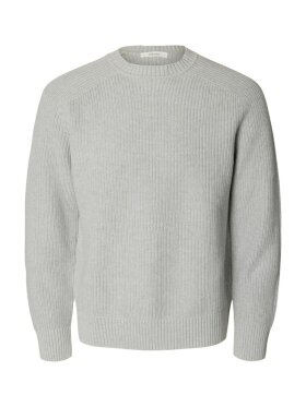 Selected - SLMPim LS Knit Crew Neck Camp Selected - SLMPim LS Knit Crew Neck Camp