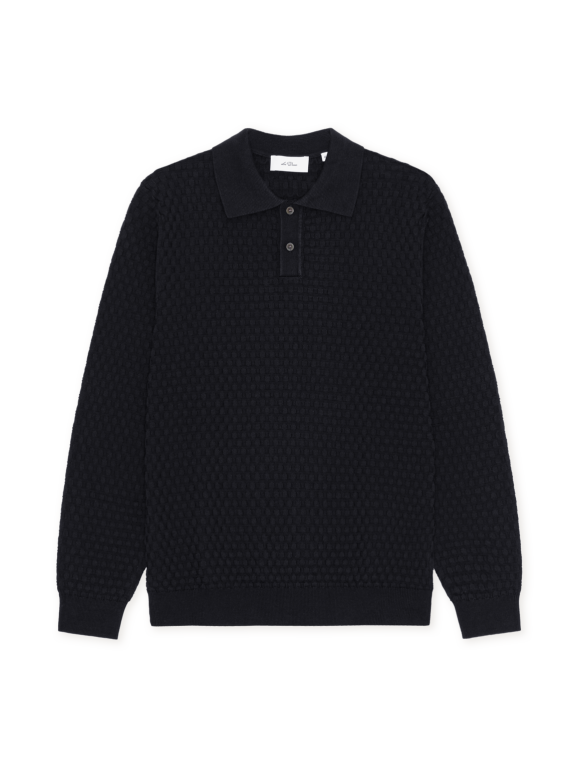 Les Deux - Check Structure Knitted LSPolo