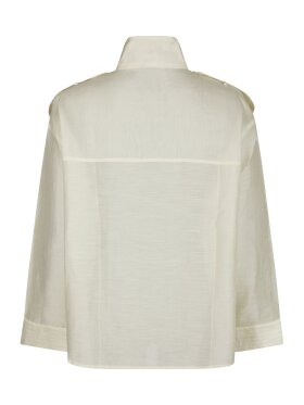 Neo Noir - Tracey Solid Shirt Creme Neo Noir - Tracey Solid Shirt Creme