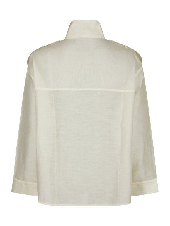 Neo Noir - Tracey Solid Shirt Creme