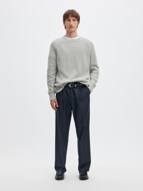 Selected - SLMPim LS Knit Crew Neck Camp Selected - SLMPim LS Knit Crew Neck Camp