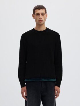 Selected - SLMPim LS Knit Crew Neck Camp Selected - SLMPim LS Knit Crew Neck Camp