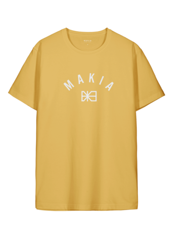 Makia - Brand t-shirt/ Ochre