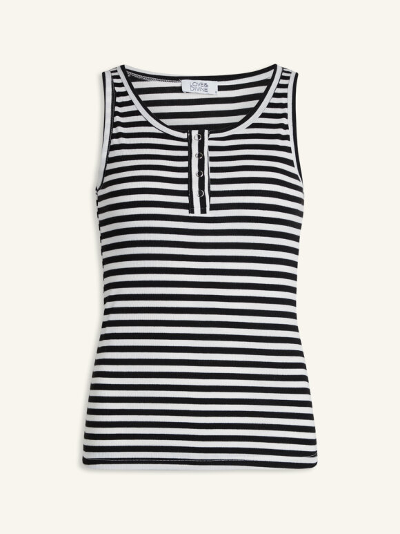 Love & Divine - Top White/black