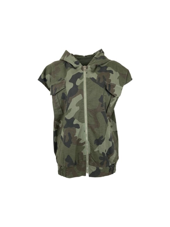 Black Colour - Davis camouflage vest