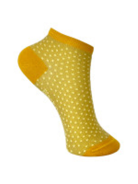 Black Colour - Didi snealer sock Yellow