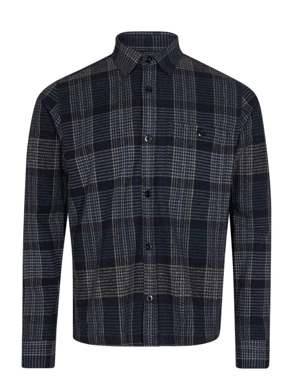 Mos Mosh Gallery - David Check Overshirt/ Salute