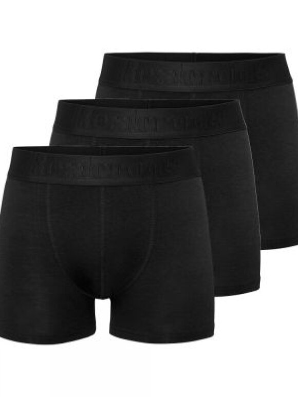 Resteröds - Boxer Bamboo 3pak Black