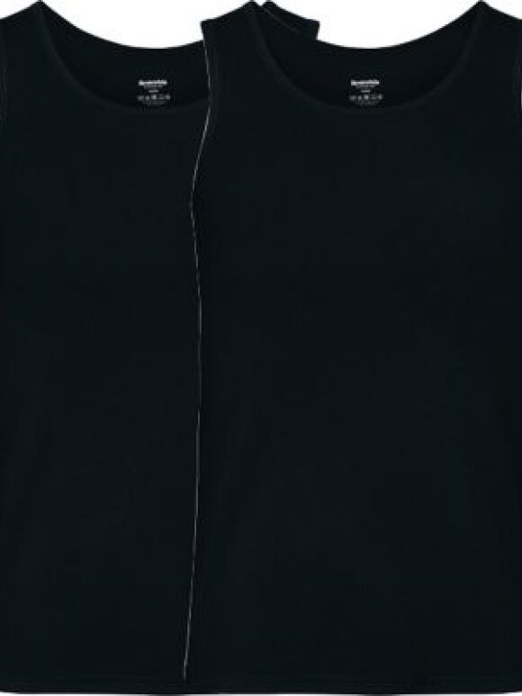 Resteröds - BamBoo 2Pak Tanktop Black