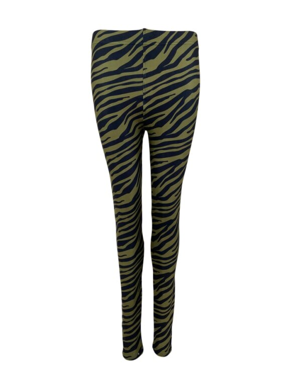Black Colour - Robyn leggins army zebra
