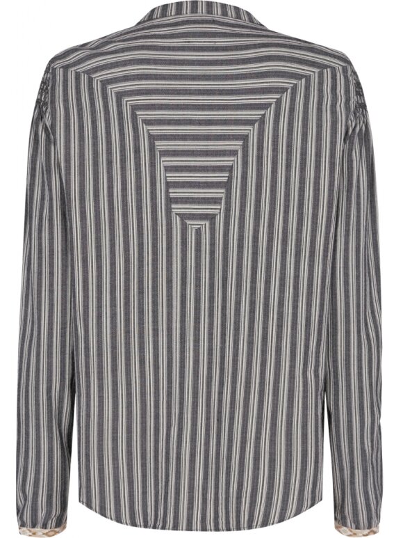 Gossia - Gemma striped blouse black