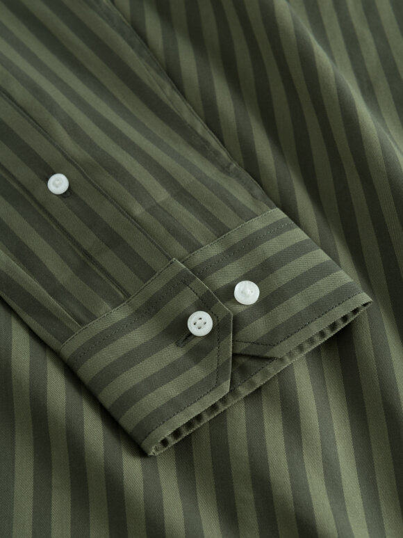 Les Deux - Christoph Stripe Poplin Shirt