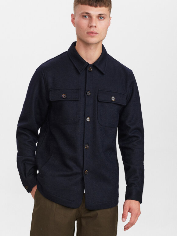 Anerkjendt - Akoscar Boiled Wool Overshirt