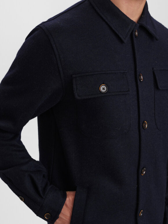 Anerkjendt - Akoscar Boiled Wool Overshirt