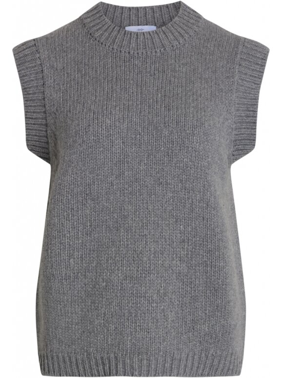 Klitmøller Collective Female - Leah knit vest / light grey