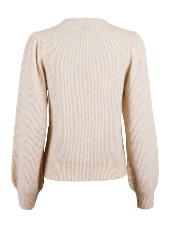 Neo Noir - Gimma knit Cardigan / sand