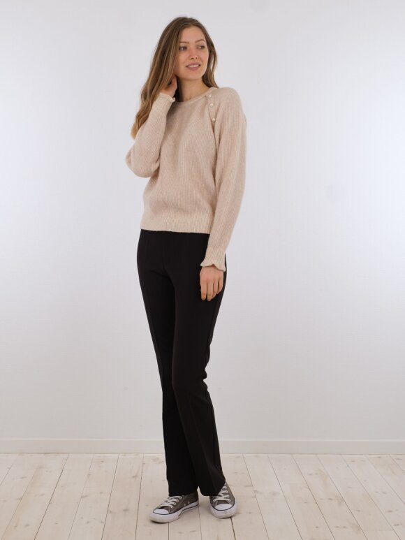 Neo Noir - Asli Knit Blouse/ sand