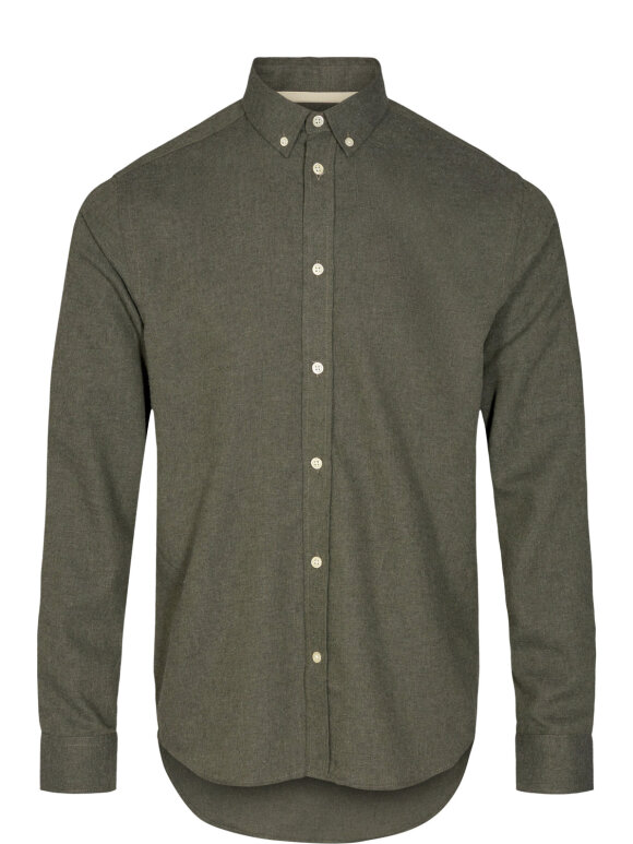 Anerkjendt - Konrad Melange Shirt Cypress