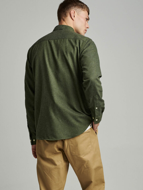 Anerkjendt - Konrad Melange Shirt Cypress