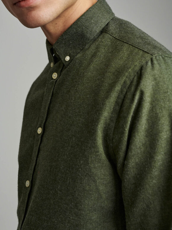 Anerkjendt - Konrad Melange Shirt Cypress