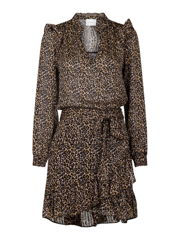 Neo Noir - Lena leo dress leopard
