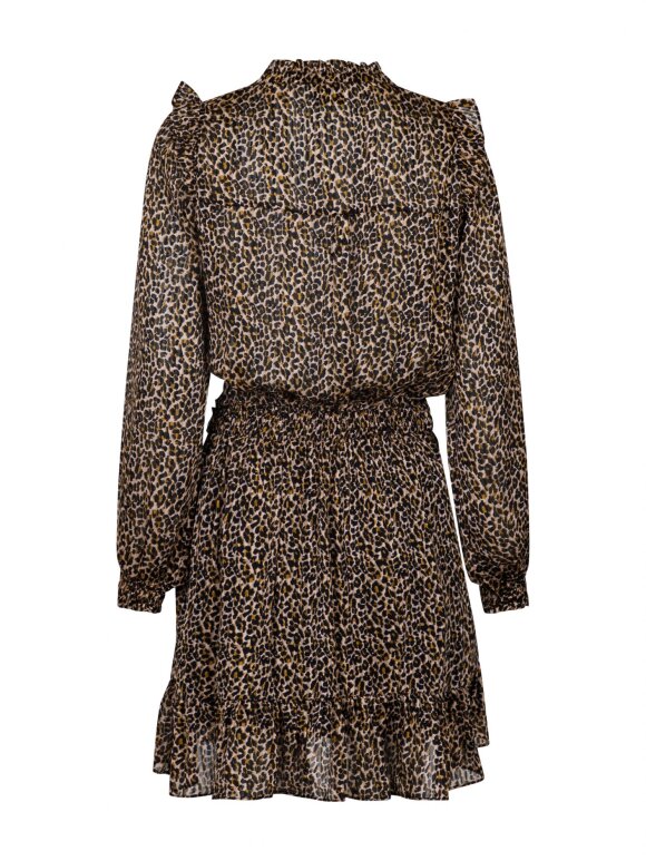 Neo Noir - Lena leo dress leopard