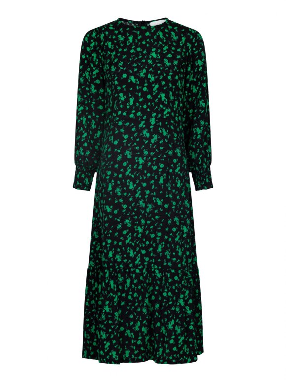 Neo Noir - Vika Shade Flower dress/ green