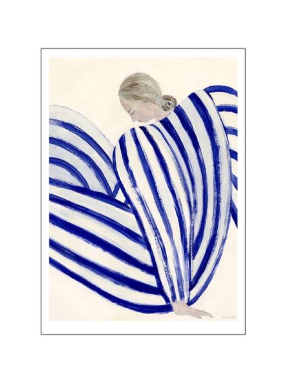Plakater - Blue stripe at concorde 50*70