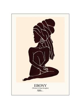 Plakater - Ebony