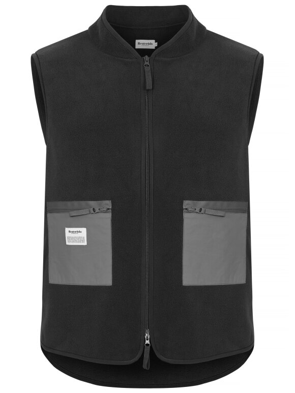 Resteröds - Fleece Vest Plain Sort