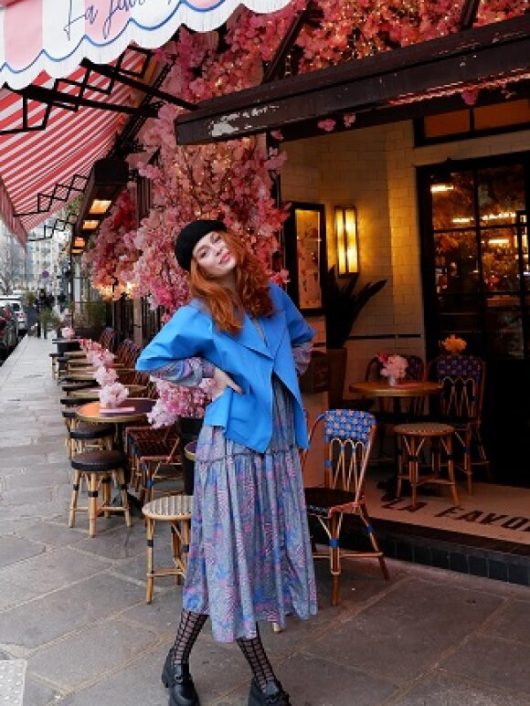 Black Colour - BCLuna Rose Boho Dress