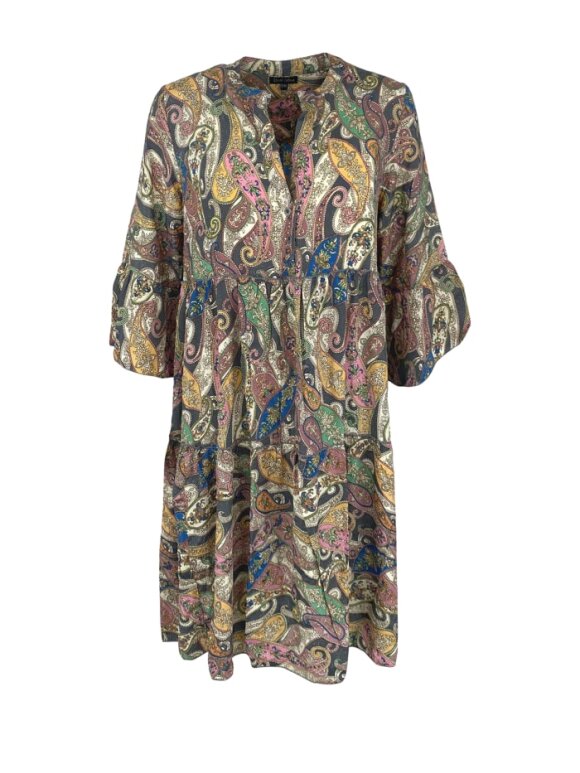 Black Colour - BCLuna short boho dress