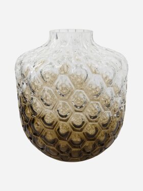 House Doctor - Vase art deko brown